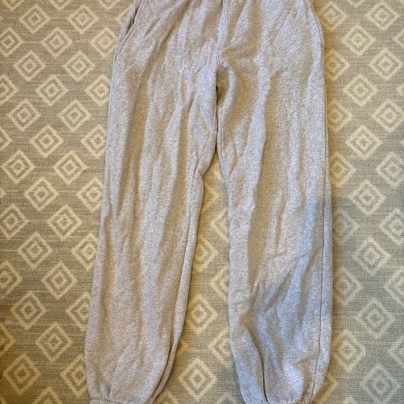 Brandy Melville Gray Track Pants - Picture 1 of 4